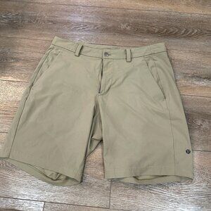 Lululemon's Men's Shorts Waist 33 Khaki